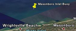 Google map of buoys